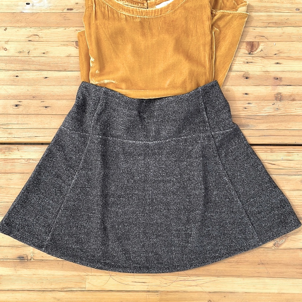 Cosy faux wool skirt